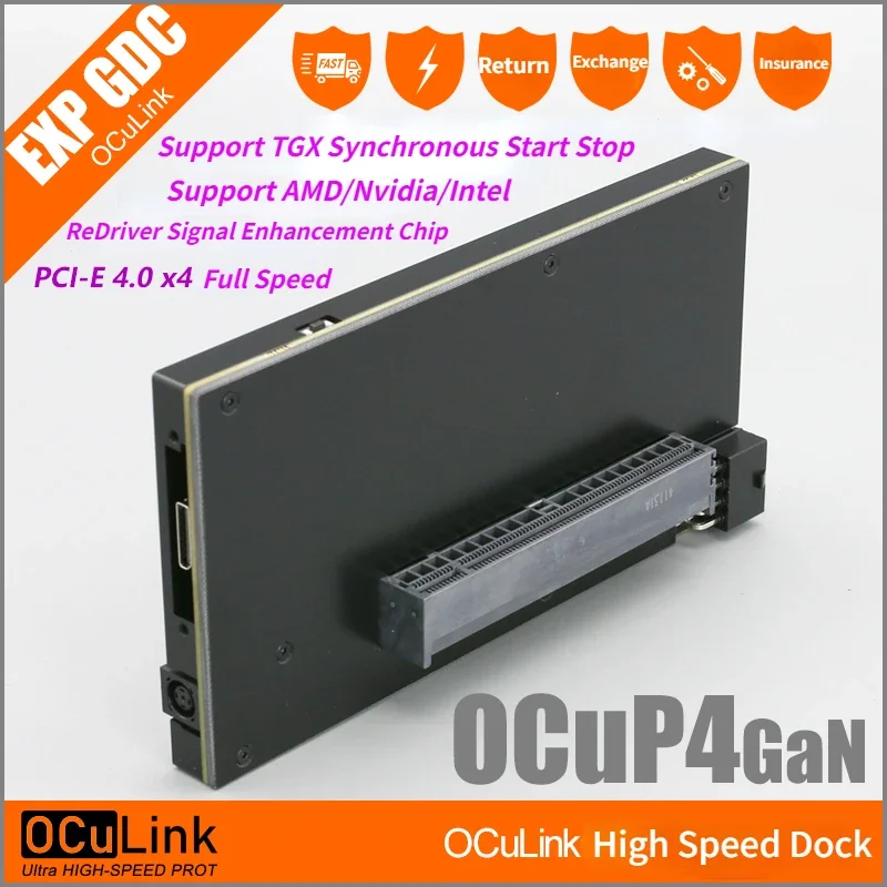 OCuP4GaN OCuLink GPU Dock Case - External Gpu Dock Pcie 4.0 Oculink 评论和价格