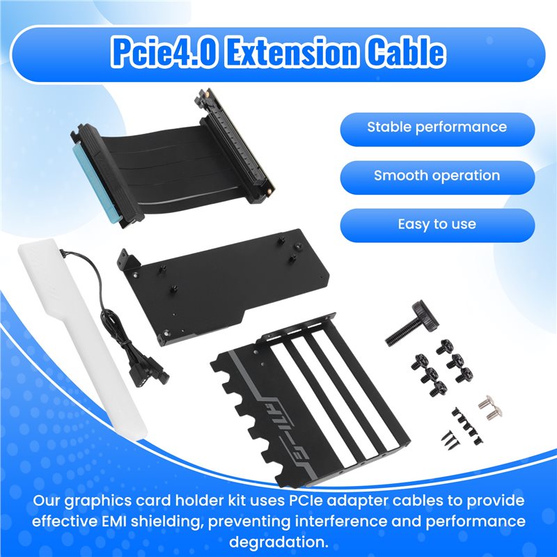 Vertical GPU Mounting Bracket  - Pcie 4.0 X16 Riser Cable 90 Degree 评论和价格