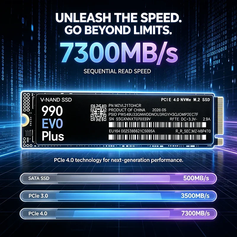 M.2 NVMe SSD 990 EVO Plus 500G - M.2 Nvme 4Tb Pcie 4.0 Ssd 评论和价格