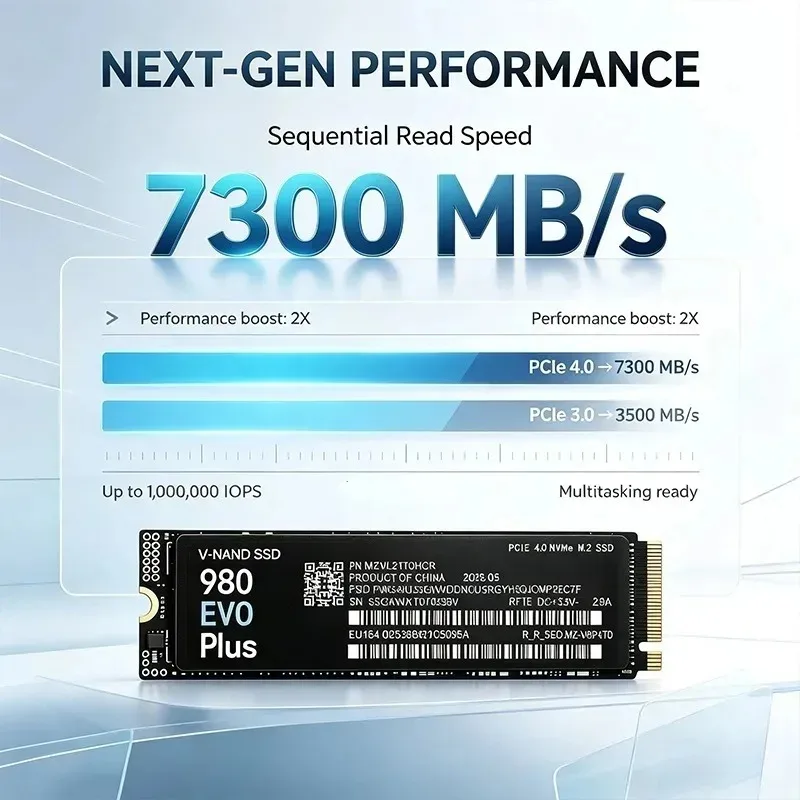 980 EVO Plus M.2 2280 NVMe PCI - M.2 Nvme 4Tb Pcie 4.0 Ssd 评论和价格